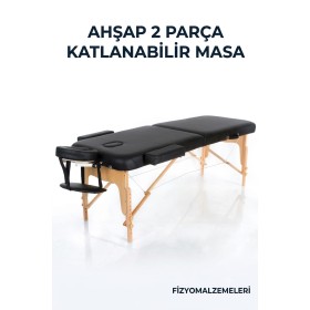 2 Parçalı Ahşap Aparatlı Yatak