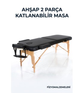 2 Parçalı Ahşap Aparatlı Yatak