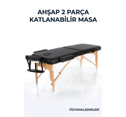 2 Parçalı Ahşap Aparatlı Yatak